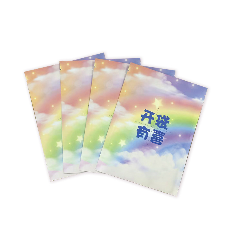 兒(ér)童節卡通(tong)驚喜盲袋(dai)包裝袋文(wén)具玩具三(sān)邊封袋子(zǐ)學習用品(pin)禮